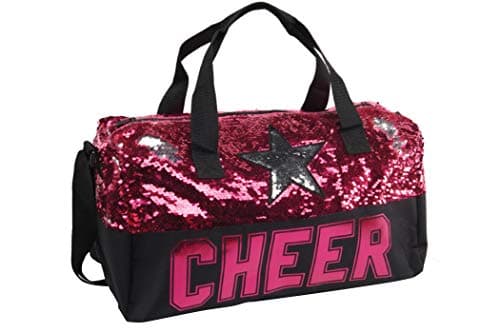 Danz N Motion B20526 Big Kid Pink Sequin Cheer Duffel Bag