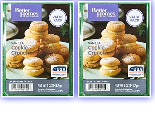 Better Homes and Gardens Vanilla Cookie Crunch Wax Cubes 5oz 2Pack