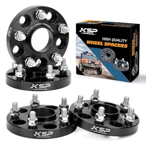 KSP 20mm 5x114.3 Hubcentric Wheel Spacers Fit TC XB, ES300 350, GS300 350 430,IS250 300 350,LS400 430 460,RC300 350, Camry Highlander Tacoma(4 pcs 60.1 bore 12X1.5mm)