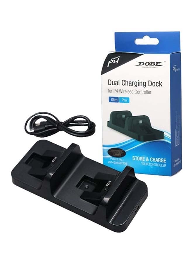 Dual Charging Wired Dock Cradle For PlayStation 4 Controller