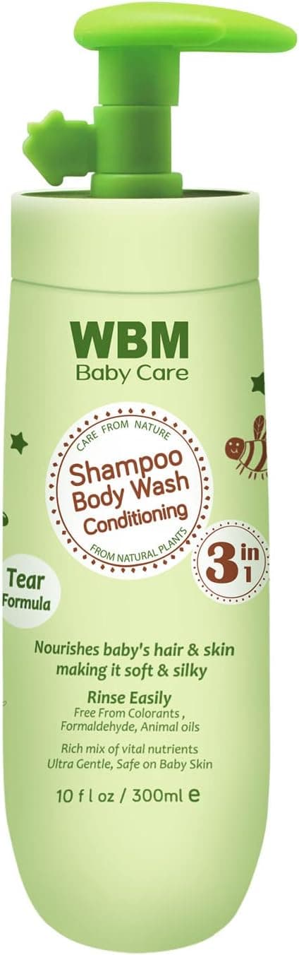 Care 3in1 Baby Shampoo enriched with honey wheatgerm and organic olive oil nourishes baby hair with a gentle tearfree formula for healthy care