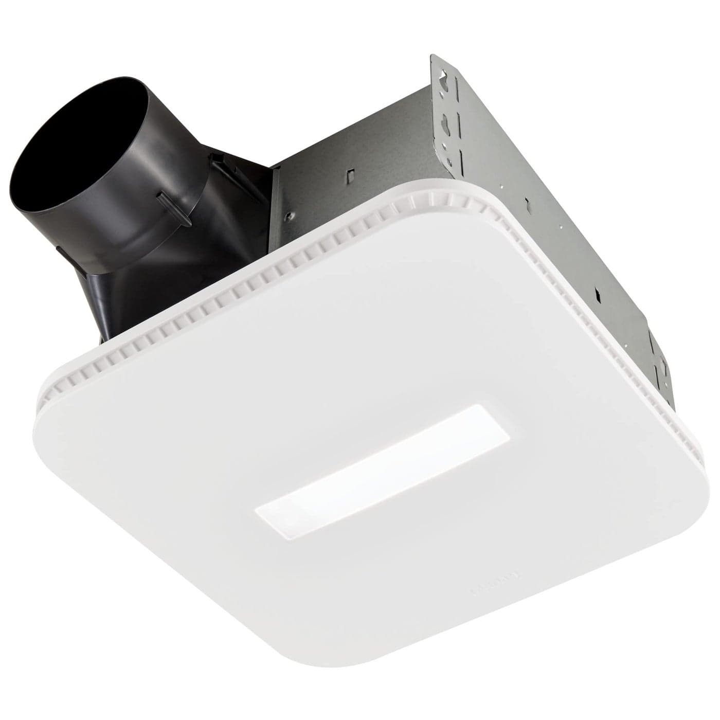 BroanNuTone AER110CCTK Bathroom Exhaust Fan with Light 110 CFM 10 Sone with 4 Selectable CCT LED Light options 3000K5000K UL Listed No Attic access required Energy STAR Bath Fan Light Combo