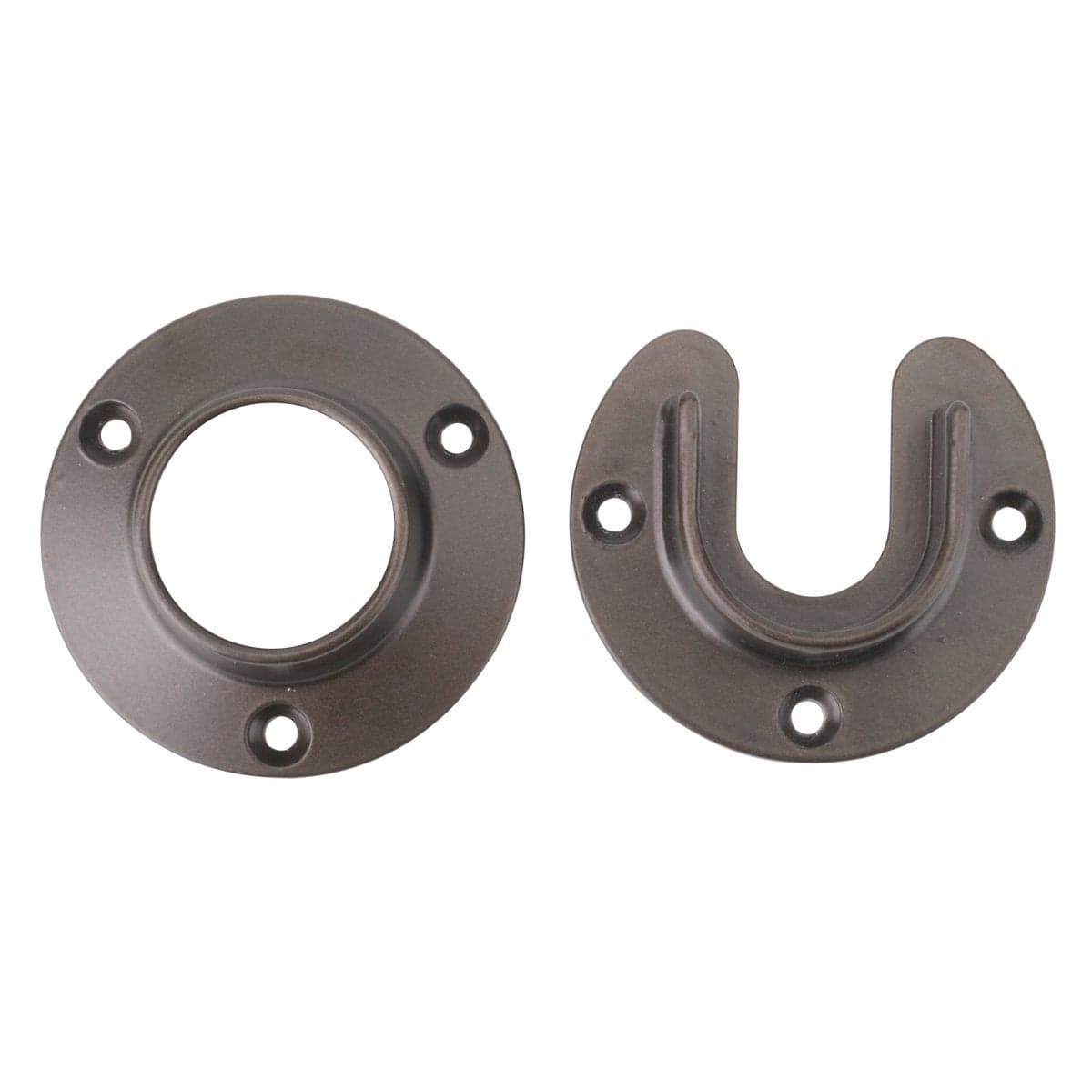 Closet Pro HD CD0010BRZ Heavy Duty Closet Pole Sockets Bronze