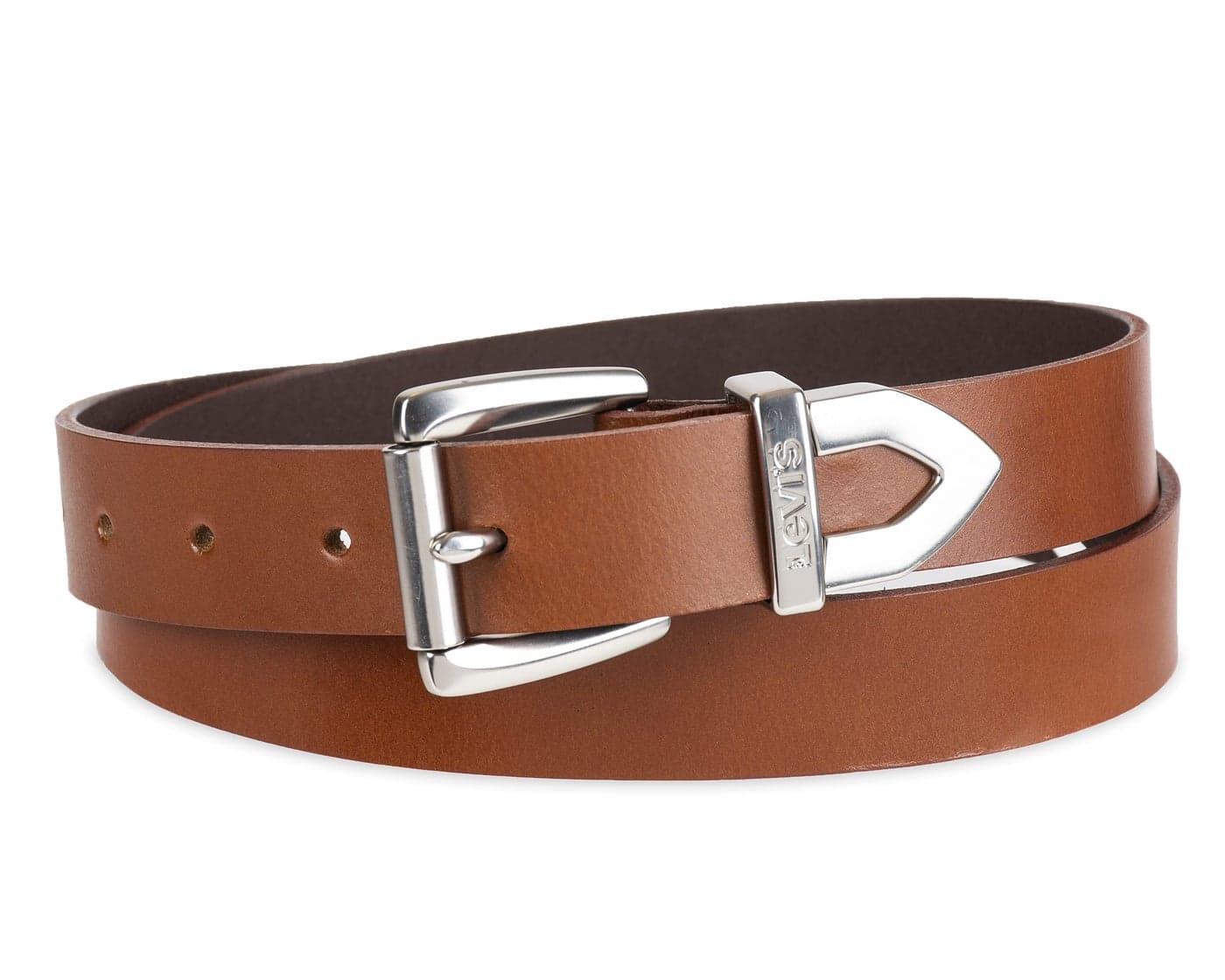 Levi's Women's Roller Buckle Casual Belt, Tan Classic, Medium