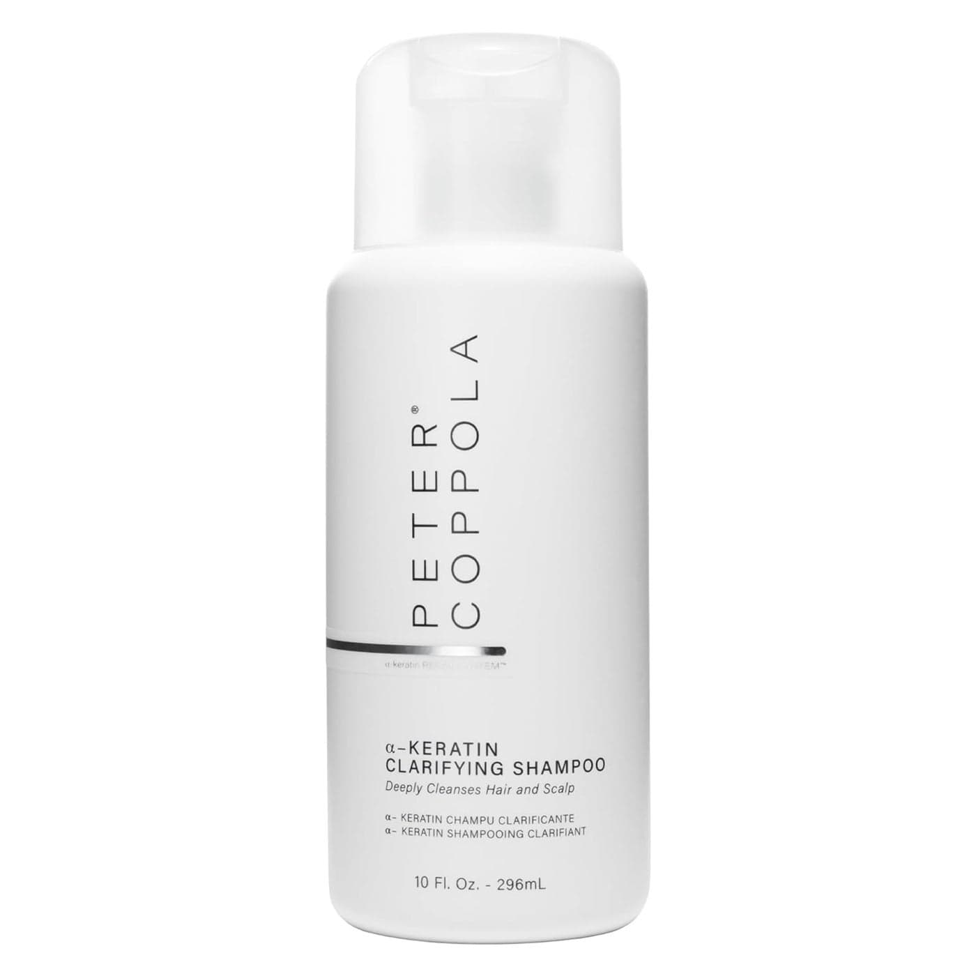 PETER COPPOLA aKeratin Clarifying Shampoo Gentle And Deep Cleansing Sulfate Free Shampoo Removes Build Up Oils And Excess Product From Hair And Scalp Reduces Oily Hair 10 Fl Oz