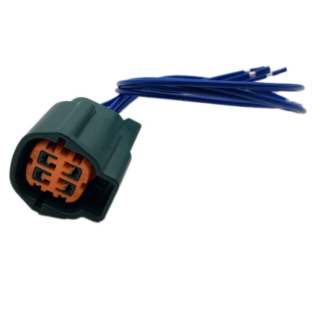 ALLMOST 1PCS 4 Pin 4-Way Connector for O2 Sensor Pigtail Plug Compatible with Nissan Subaru INFINITI RS04FG