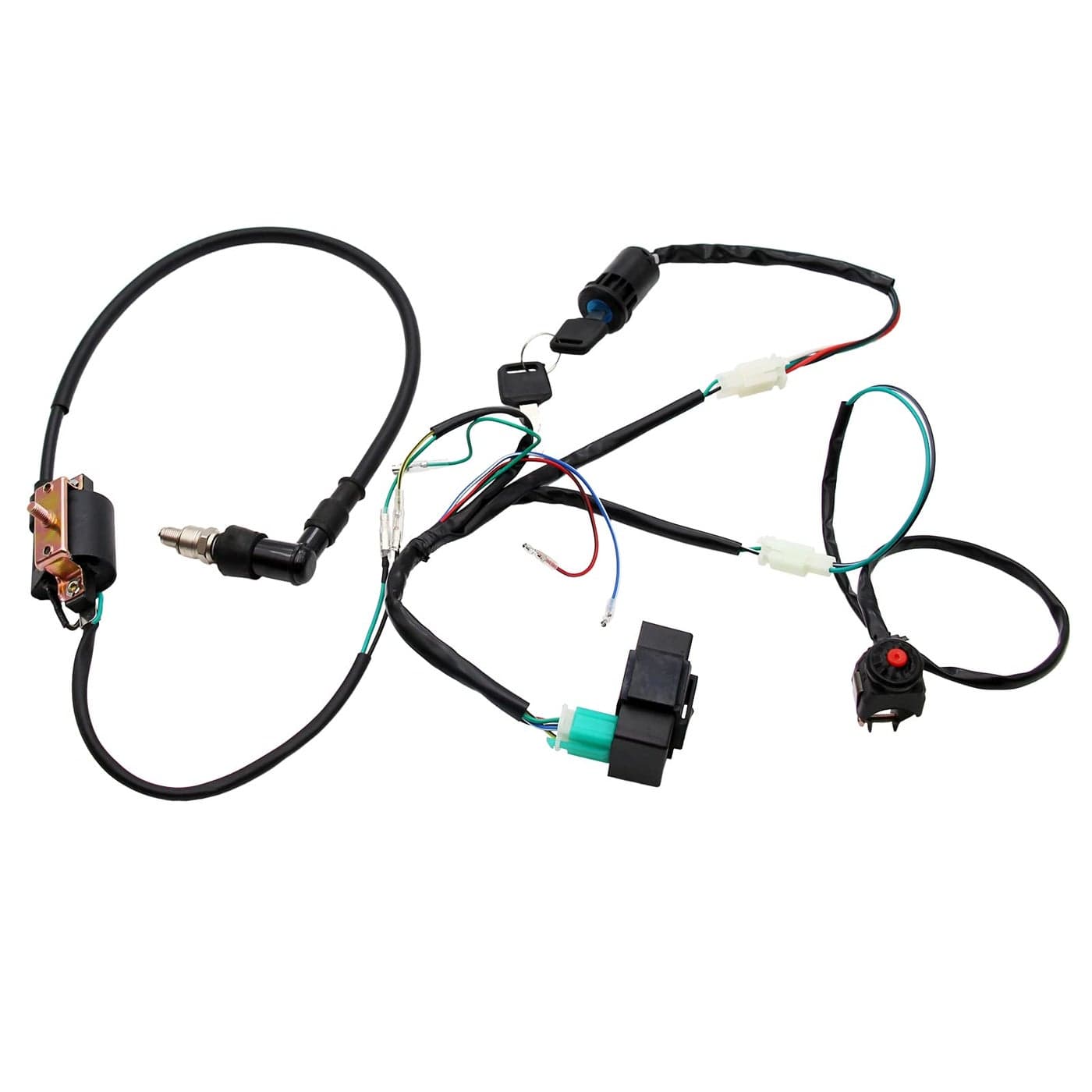 Lifan YX Complete Kick Starter Engine Wiring Harness Loom Kit for 50cc 110cc 125cc 140cc 150cc Pit Dirt Trail Pro Bike