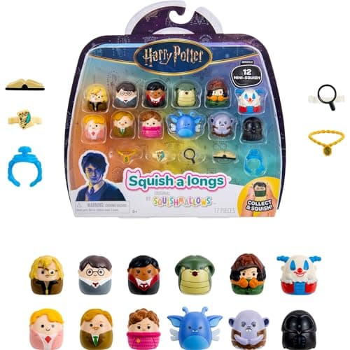 Squishalongs Harry Potter MiniSquish Accessory 12Pack Defense Against The Dark Arts Class
