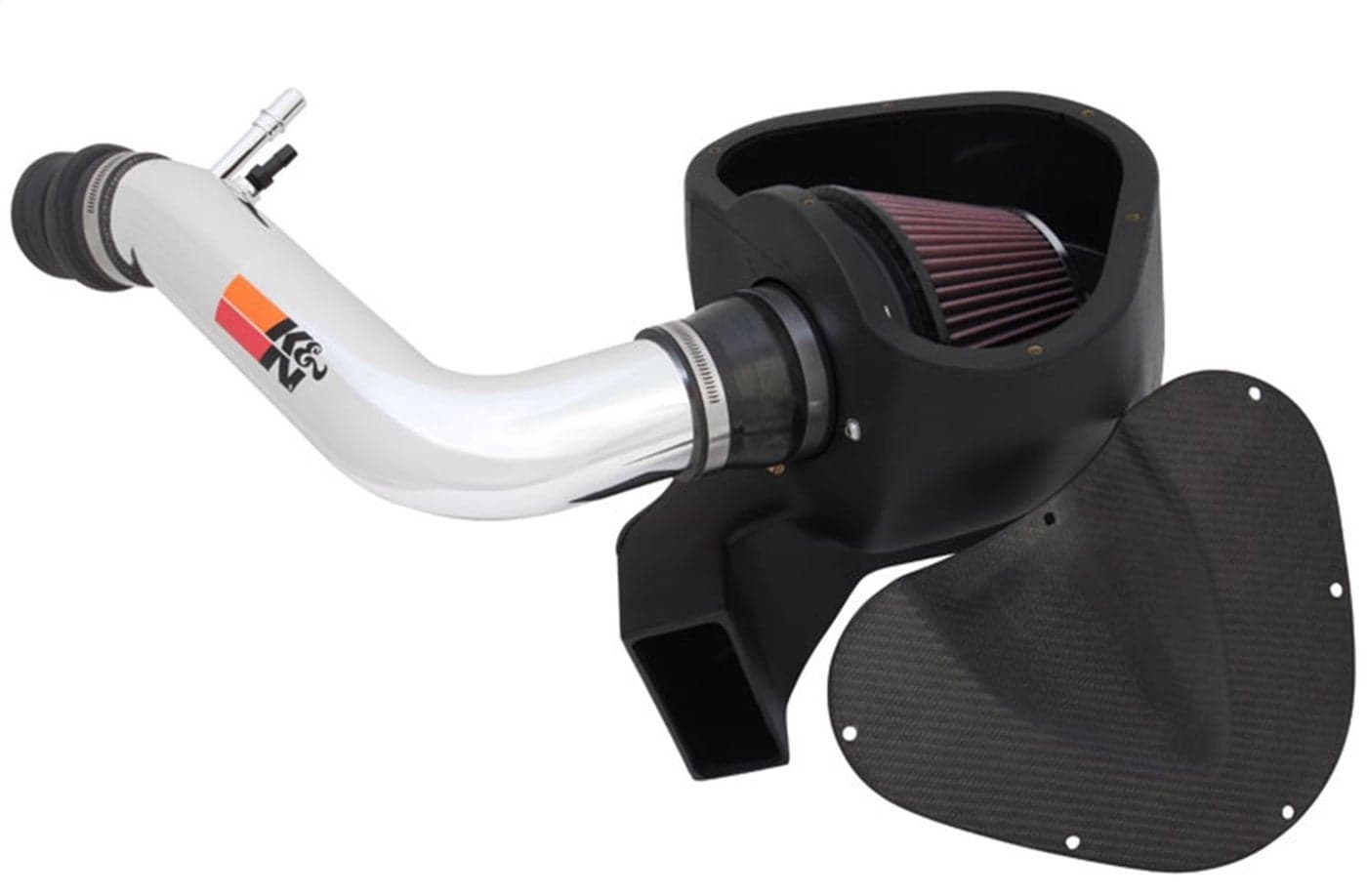 KN Cold Air Intake System HighFlow Air Filter Increase Performance Acceleration Compatible with 20112014 Ford Mustang 693529TP