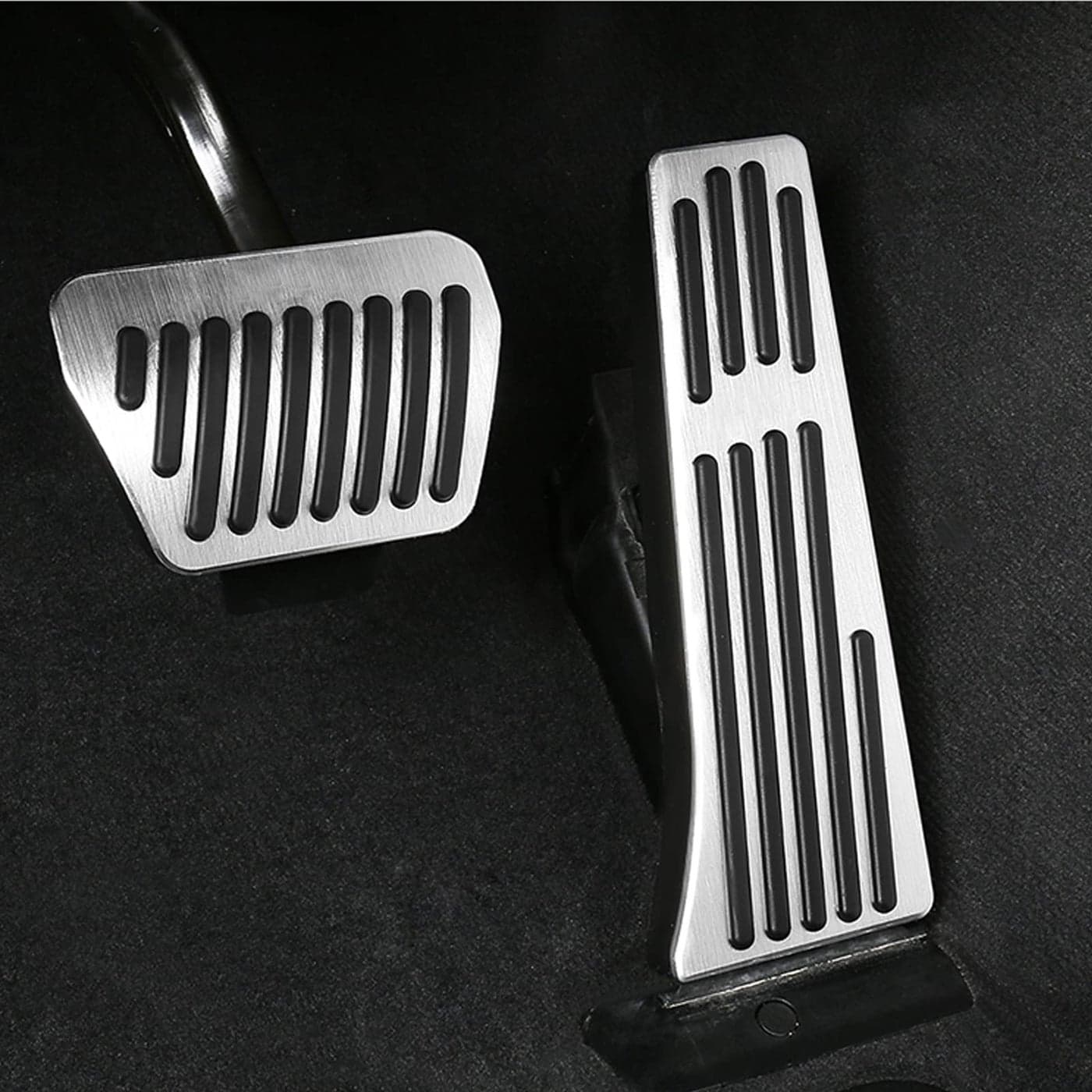 Jaronx Compatible with BMW Pedal Covers No Drill AntiSlip Gas Brake Foot Pedal Cover 3 E90 E91 E925 F10 F116 F12 F137 F01 F02X3 F25X4 F26X5 E70X6 E71Z4 E89 B Model