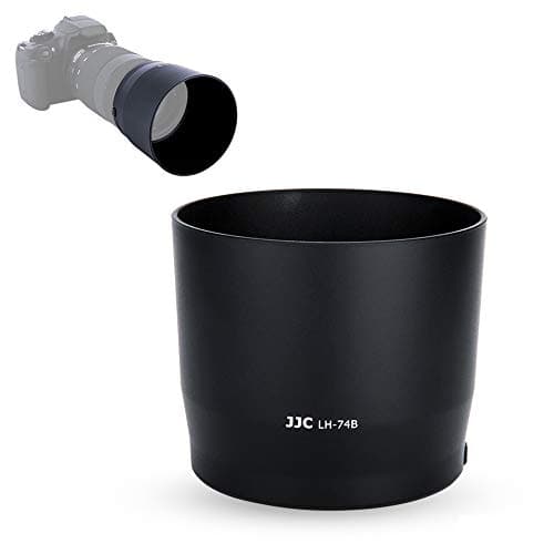 JJC ET74B Bayonet Reversible Lens Hood Shade for Canon RF 100400mm f568 is USM and EF 70300mm f456 is II USM Lenses Replaces Canon ET74B Lens Hood Not Affect to Use 67mm Filter or Cap
