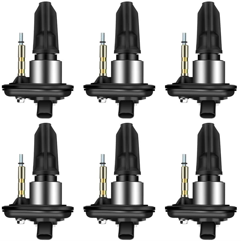 ECCPP Set of 6 Ignition Coils Pack for GMC Chevrolet Buick Isuzu Saab Trailblazer Envoy Rainer Colorado Canyon Envoy Hummer H3 OE Numbers 28L 35L 42L UF303 C1395