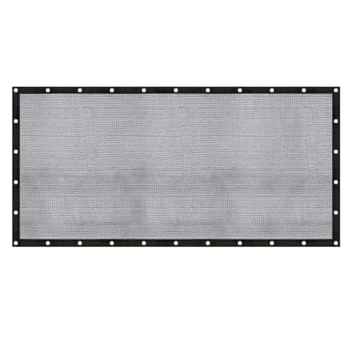 Cool Area 60-70% Shade Cloth 8x16FT Heavy Duty Knitted Mesh Tarp with Grommets Shade Trap for Patio Canopy Garden Porch Greenhouse Pools Dump Truck Dog Kennel Black