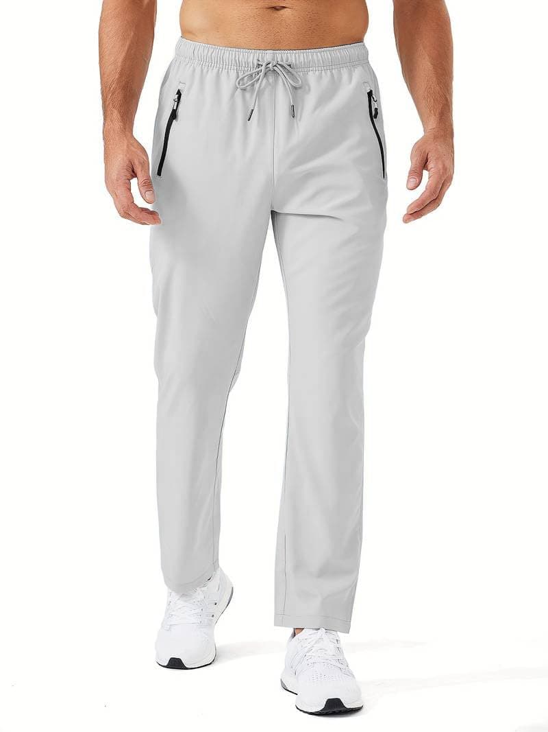 TOPLOT Men's Track Pant| Crafted with Lightweight and Breathable Fabric for All-Day Wear | Elastic Waistband with Adjustable Drawstring and Custom Fit | Gym, Sports & Daily Use (5217_34_Grey)