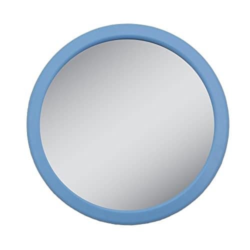 Zadro 3.75" Dia. Compact Mirror 12X Travel magnifying Mirror 18 Strong Suction Cup Wall Mounted Makeup Mirror for Shower