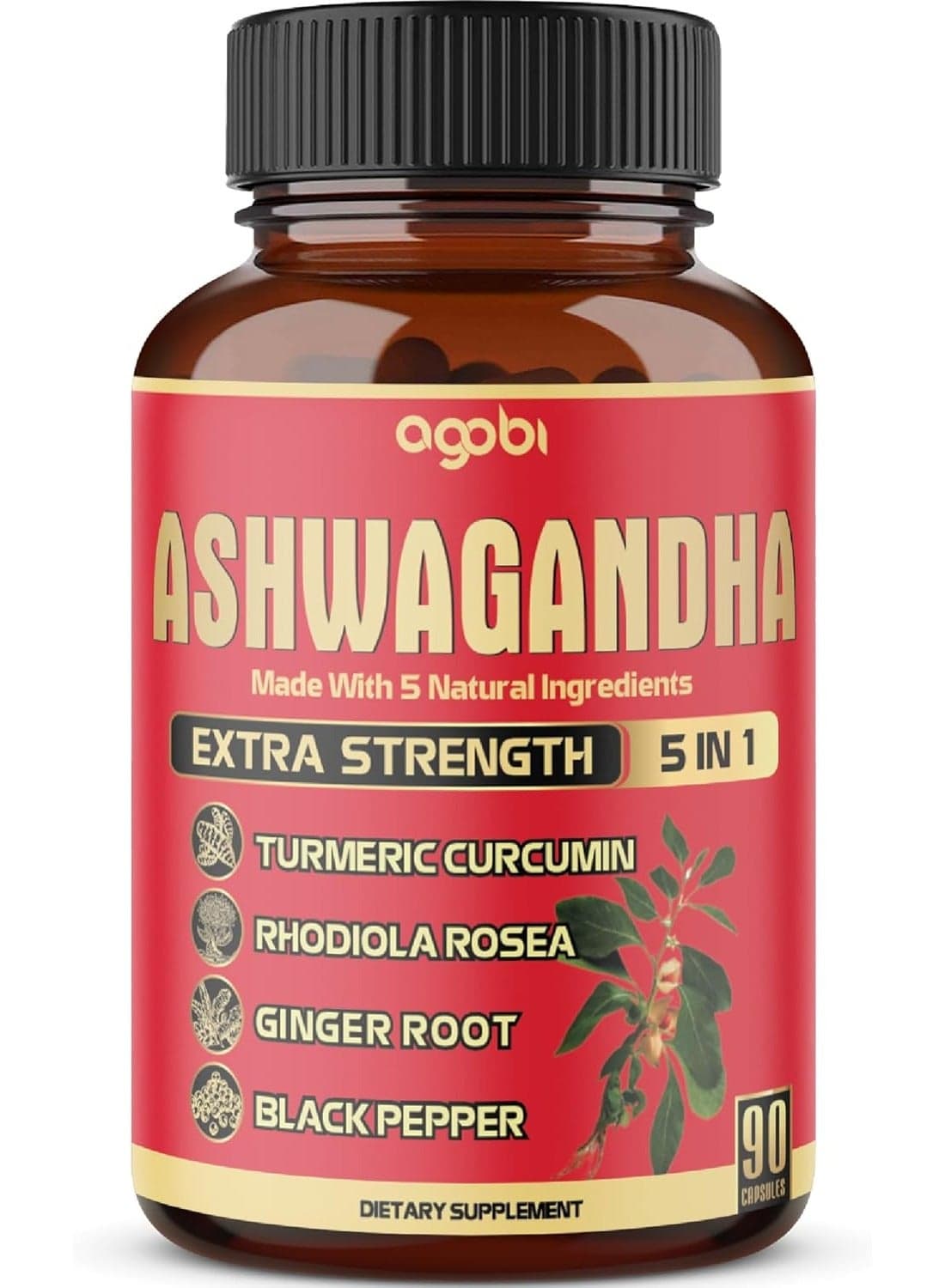 Ashwagandha 5in1 Extra Strength 90 Capsules