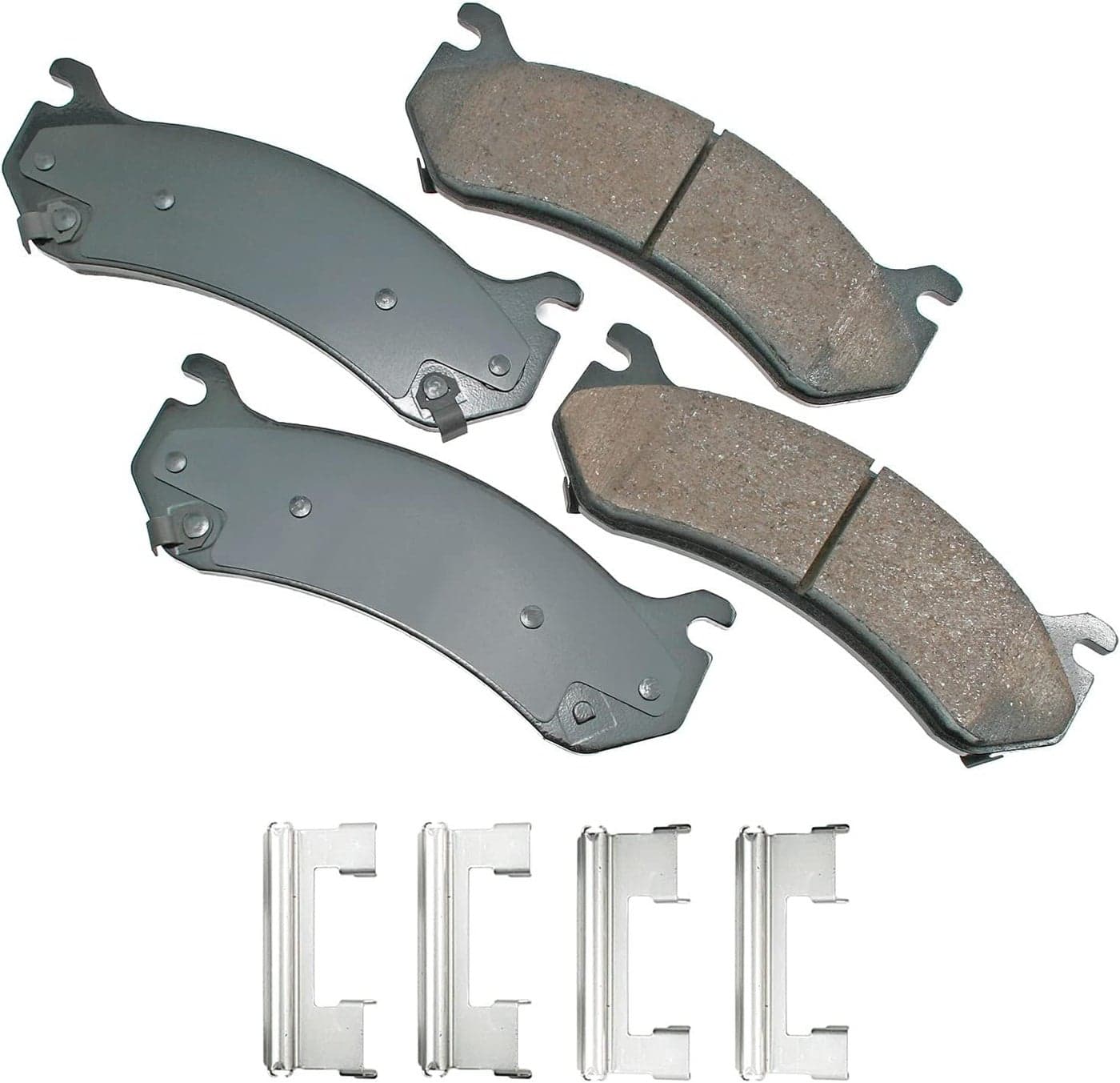 Akebono ACT785 Proact Ultra Premium Ceramic Disc Brake Pad Kit - Grey