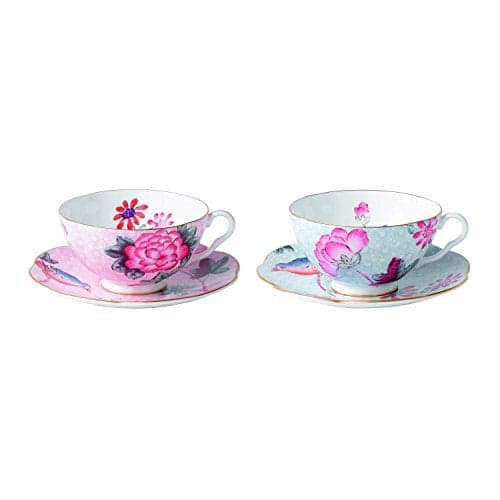 Wedgwood Cuckoo Teacup & Saucer, Set of 2