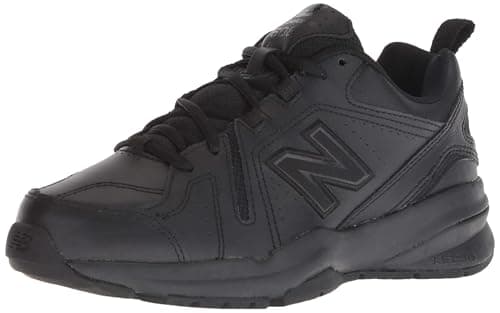 New Balance Women's 608 V5 Casual Comfort Cross Trainer, Black/Black, 5