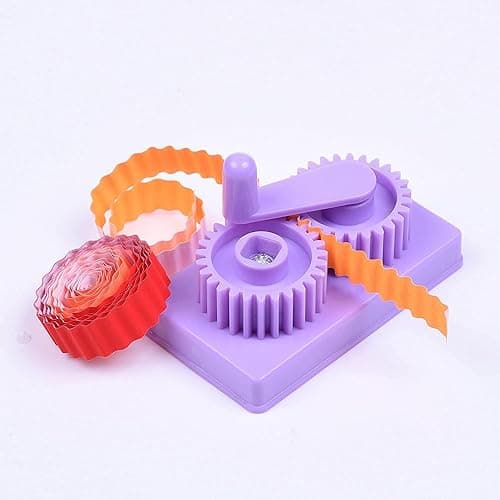 Quilling CrimperPlastic Papaer Quilling Machine Shape Making Paper Crimper Tool Crimping Paper Craft Quilled Tool Shaper for Artwork Scrapbooks