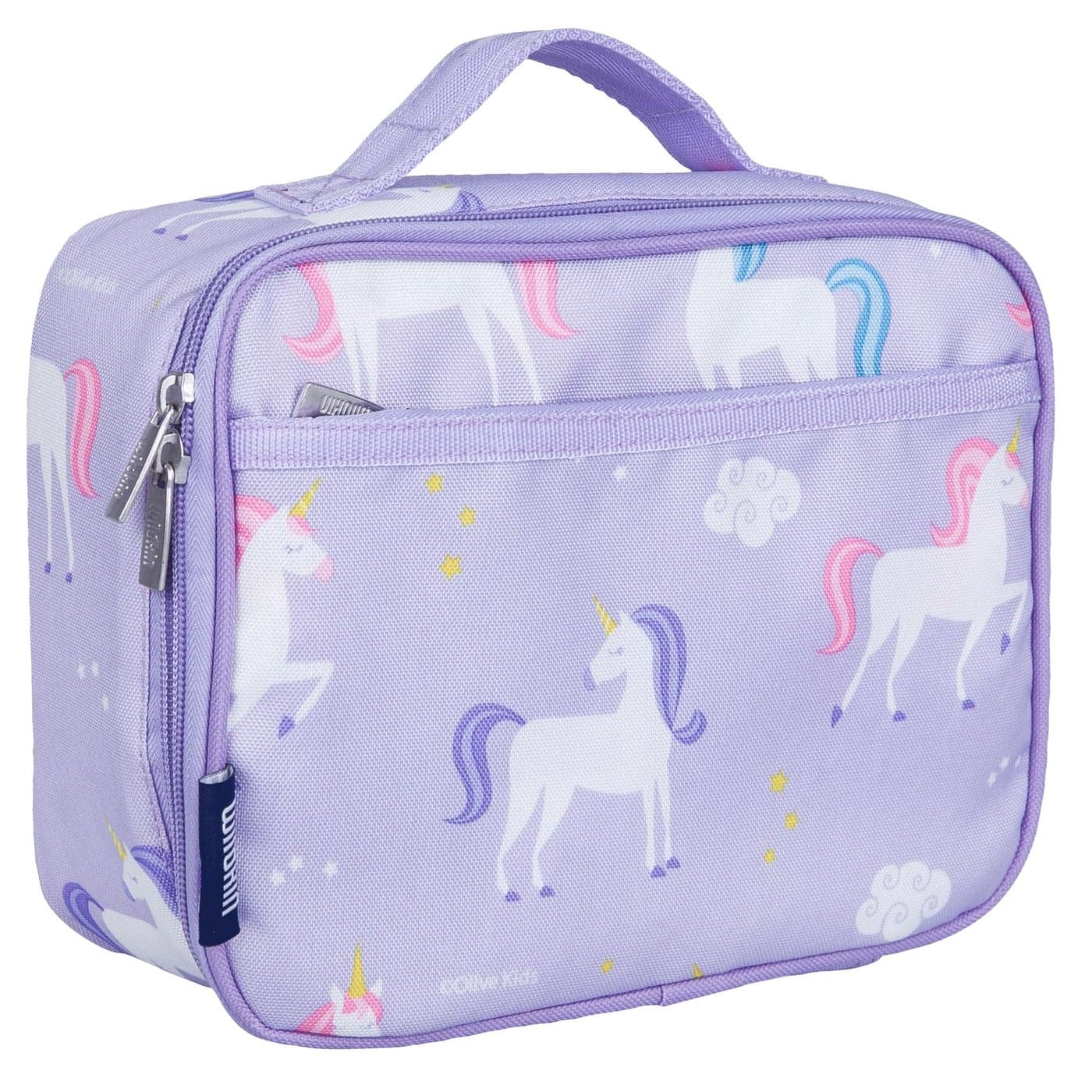 Wildkin Kids Insulated Lunch Box Durable and Reusable for School Travel Unicorn