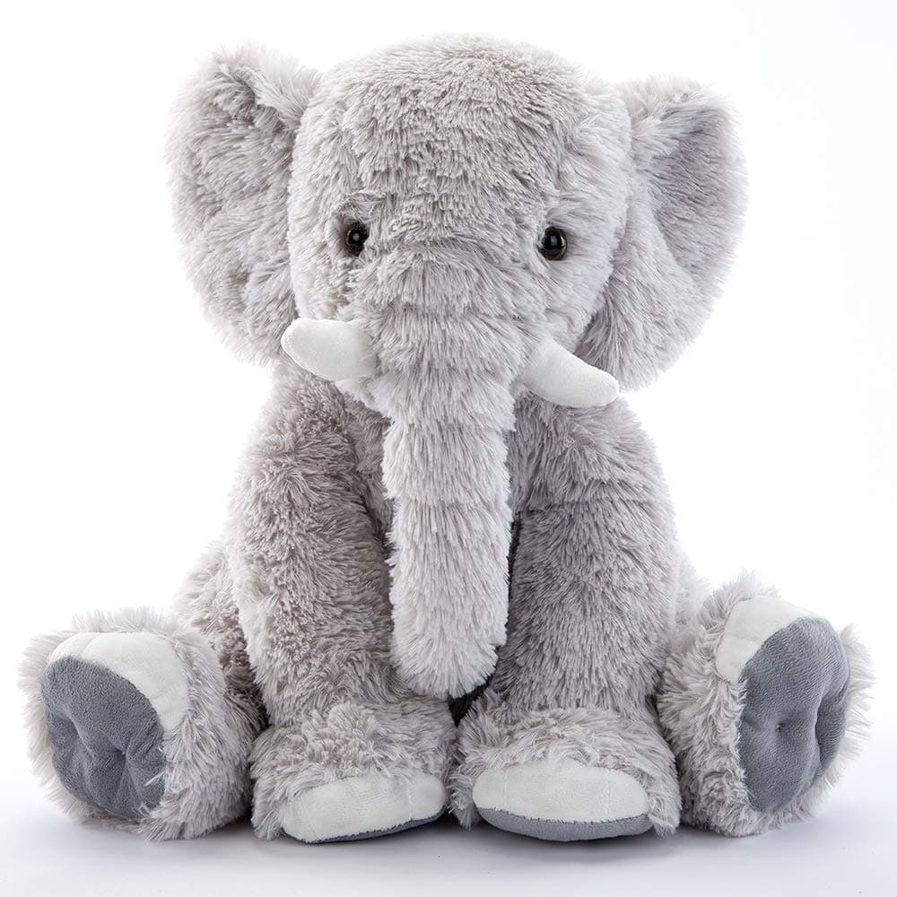 MorisMos Gray Elephant Stuffed Animal Soft Elephant Plush Toy for Girls Boys,20 Inches