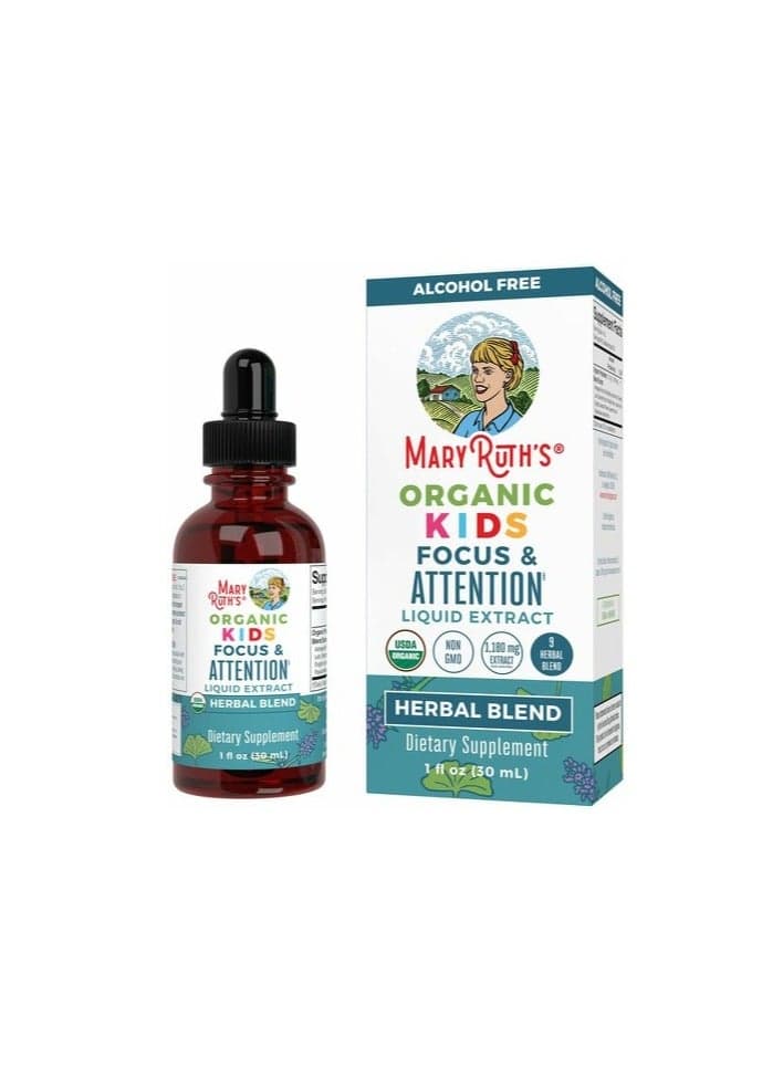 Organic Kids Focus & Attention, Herbal Blend, 30ml