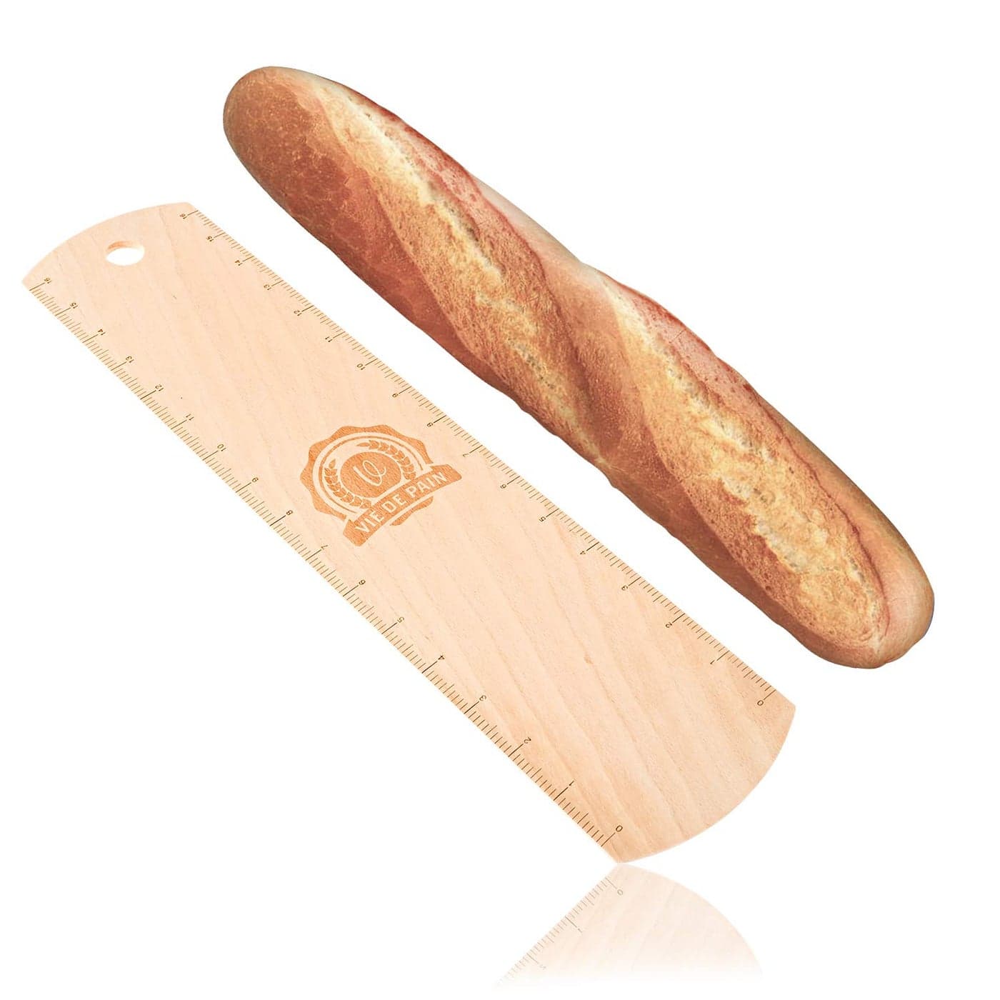 Premium Baguette Flipping Board Baguette Transfer Peel Bread Peel Bakers Peel Solid Hardwood Baguette Tools by Vie De Pain