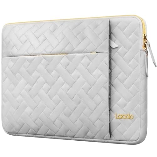 Lacdo 13 Inch Laptop Sleeve Case for 13 inch MacBook Air M5 A3449 2026 M4 A3240 2025 M3 A3113 M2 A2681 M1 A2337 A2179 A1932 13 inch MacBook Neo A18 Pro A3404 2026 Computer Bag Space Gray
