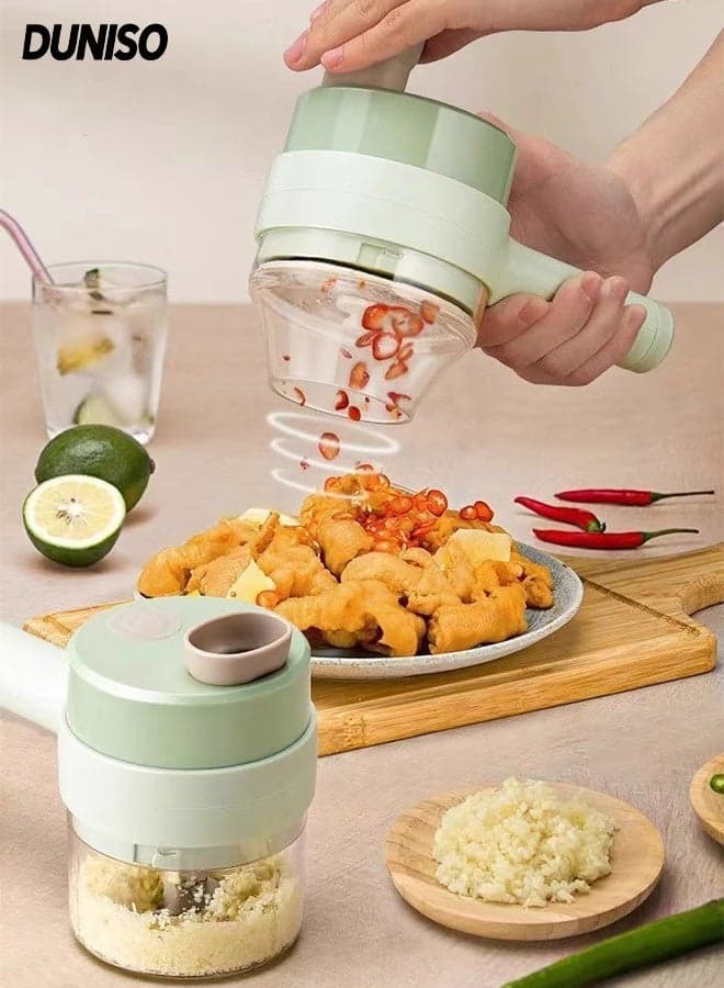 Vegetable Cutter,Handheld Electric Vegetable Chopper,Mini Electric Food Chopper,Rechargeable,Easy to Clean,for Vegetables, Spices, Fruits, Herbs