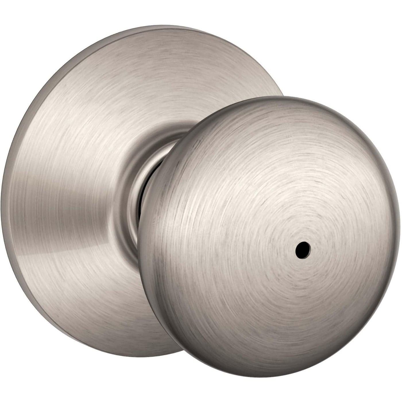 Schlage F40 PLY 619 Plymouth Door Knob Bed Bath Privacy Lock Satin Nickel