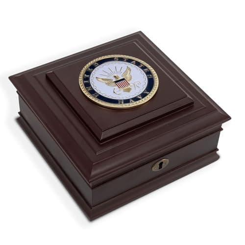 Allied Frame US Navy Medallion Desktop Box