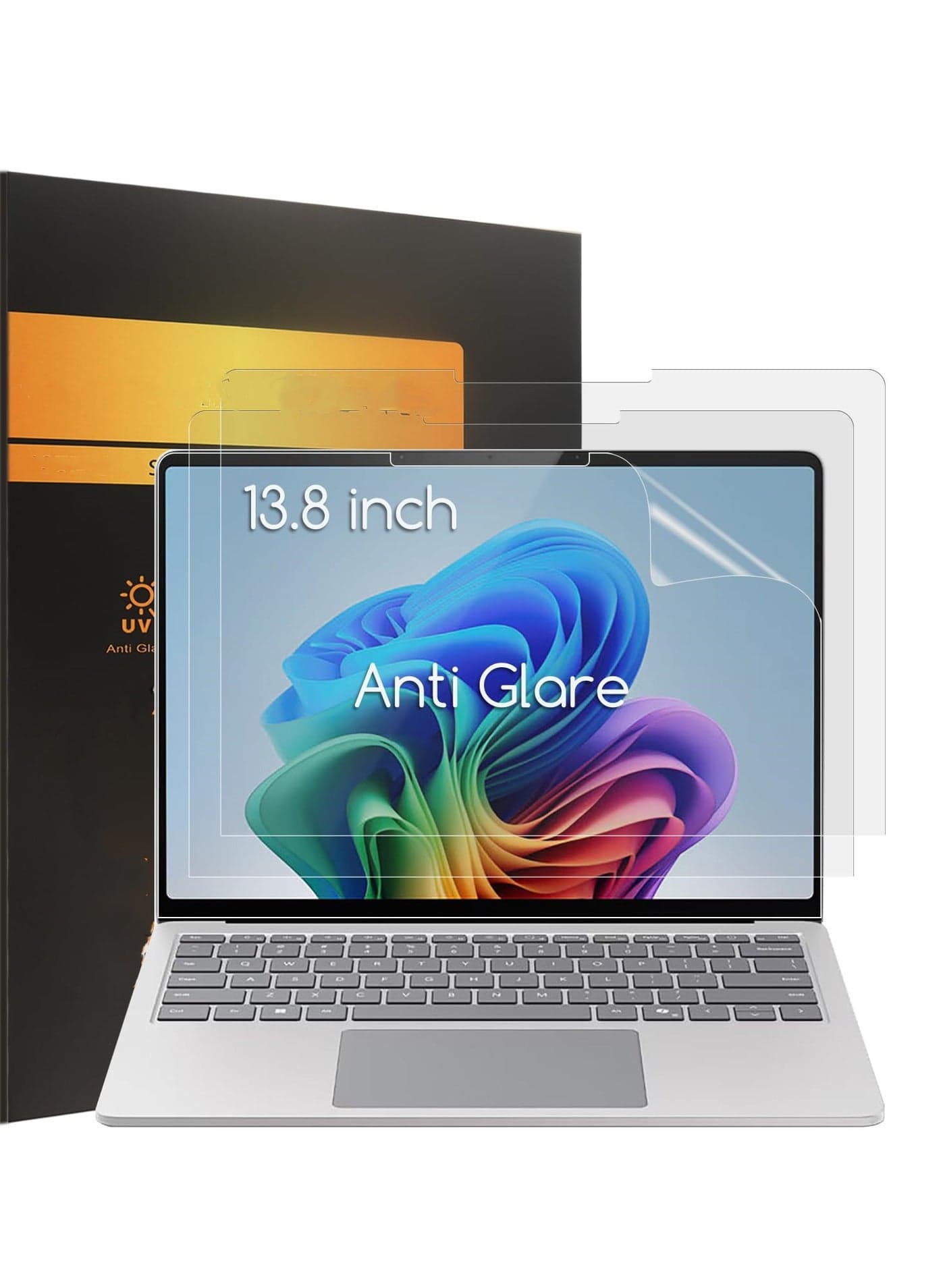 (2Pack) Designed for 13.8" Microsoft Surface Laptop 7 Touchscreen Laptop Screen Protector Anti Glare and Anti Fingerprint Matte Shield