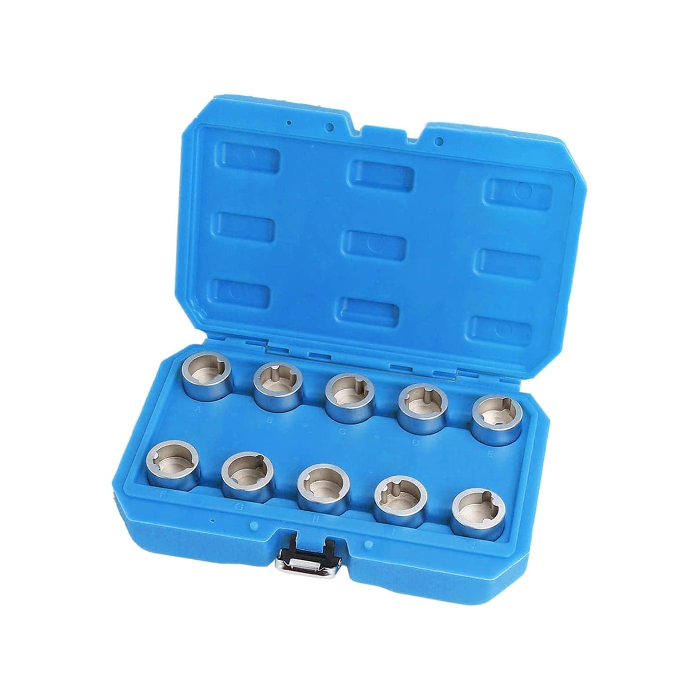 JEUCLEL 10PCS Wheel Locking Nut Key Kit for Land Rover Discovery Defender Range Rover 19982006 Nut Socket Adapter Set AntiTheft Lug Nut Removal Tool AntiTheft Screw Remover