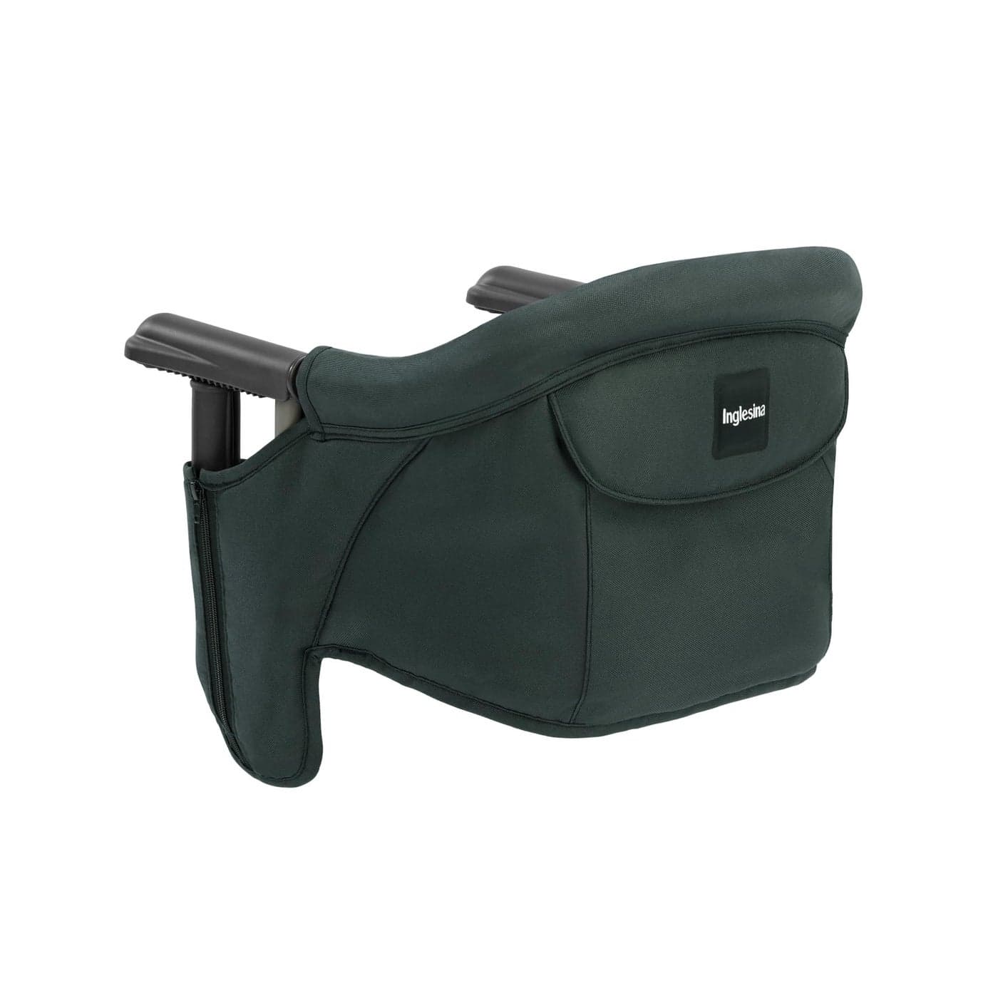 Inglesina Fast Table Chair Dark Green Portable Baby High Chair for Babies Toddlers up to 37 lbs Collapsible Fits Tables 08 to 35 Thick Compact Easy to Use Travel Bag Included