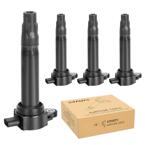 Ignition Coil Pack Set of 4 fit for 2.4 2.0 Jeep Patriot Compass, Dodge Journey, Caliber, Avenger, Chrysler 200, Sebring 2007 2008 2009 2010 2011 2012 2013 2014 2015 2016, UF-557