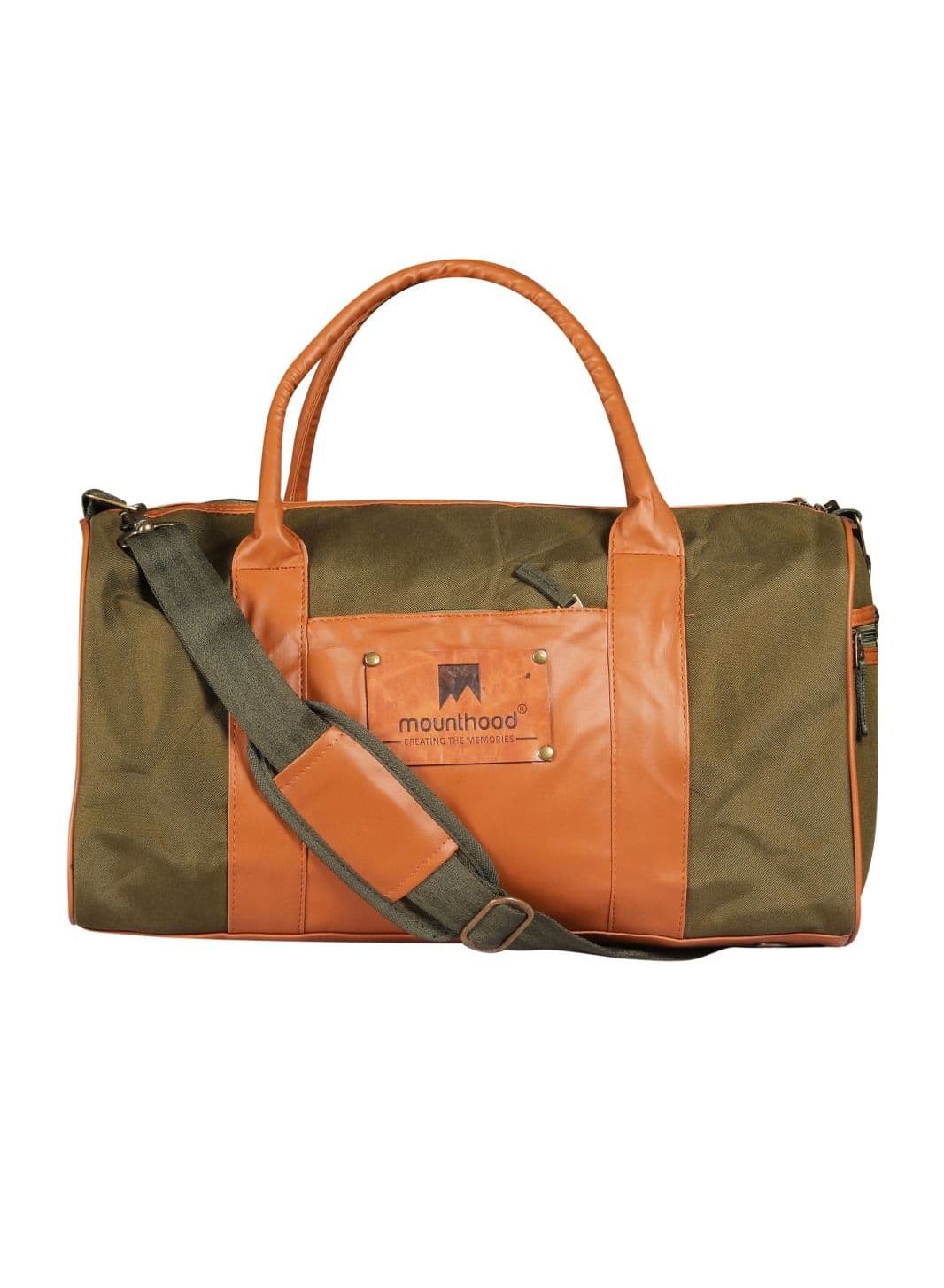 MOUNTHOOD Duffel / Duffle Bag for Men and Women - Premium Quality Long Lasting Canvas with Faux Leather - Calypso