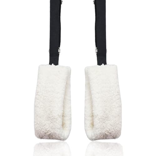 Lights Mountain Adjustable Pilates Fuzzies Straps - Premium Plush Cuffs for Pilates Cadillac Reformer, Pilates Equipment for Home and Studio, Provides Comfort, Stability, and Support During Workouts