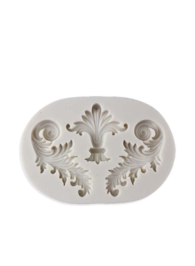 Silicone Fondant Cake Mould White 10x69x1cm