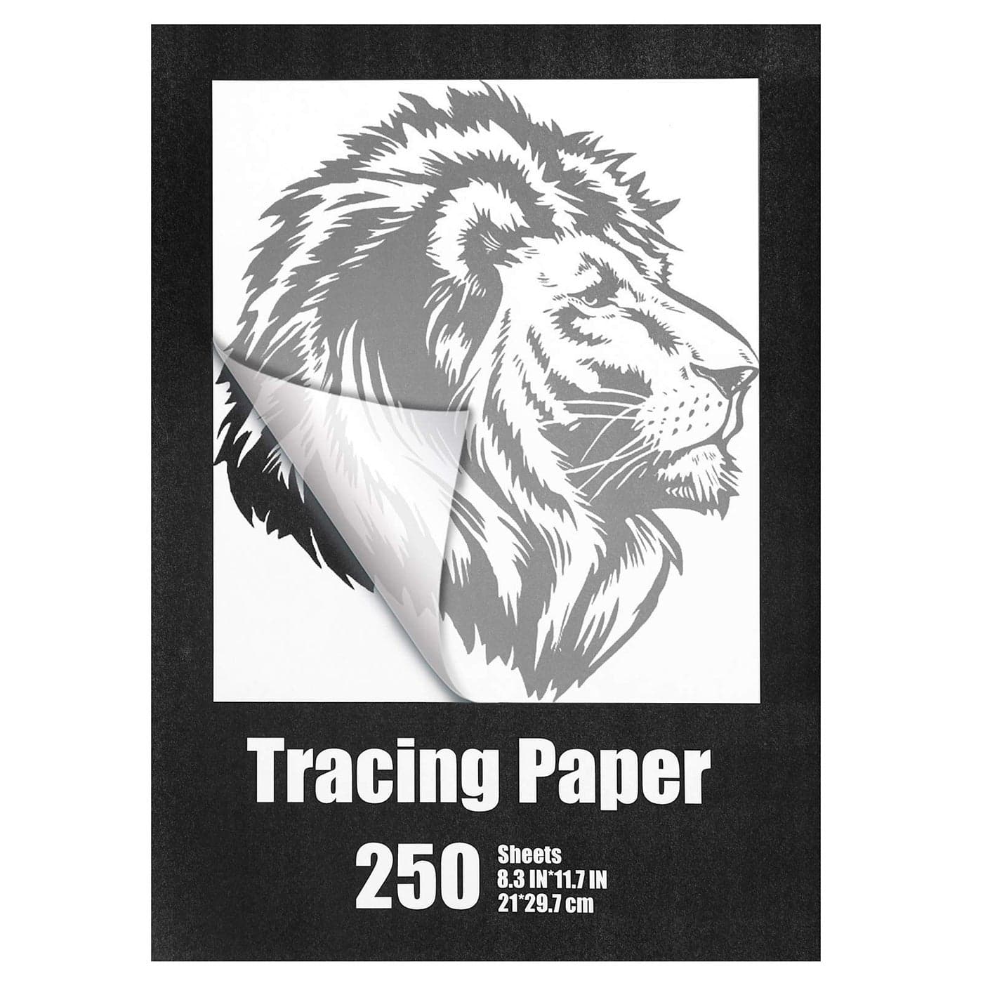 Tenare 250 Sheets Tracing Paper for Drawing Light up Tracing Paper Pad Translucent Sketching Drawing DIY Crafts Painting WorksWhite83 x 117 Inch