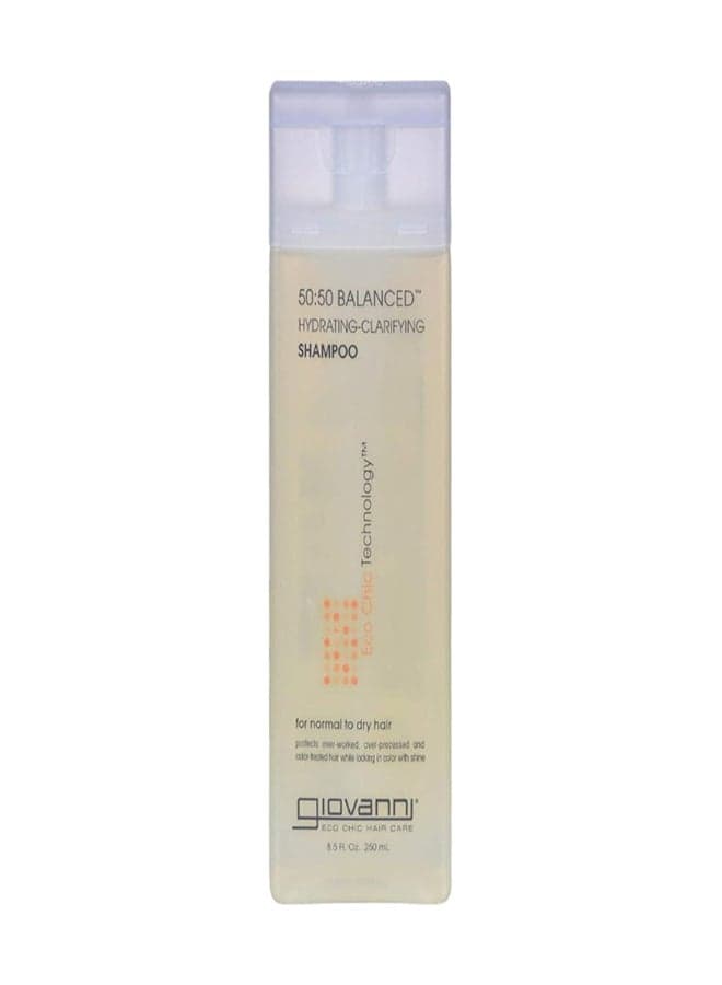 Giovanni 50:50 Balanced Hydrating-Clarifying Shampoo, For Normal To Dry Hair 250ml