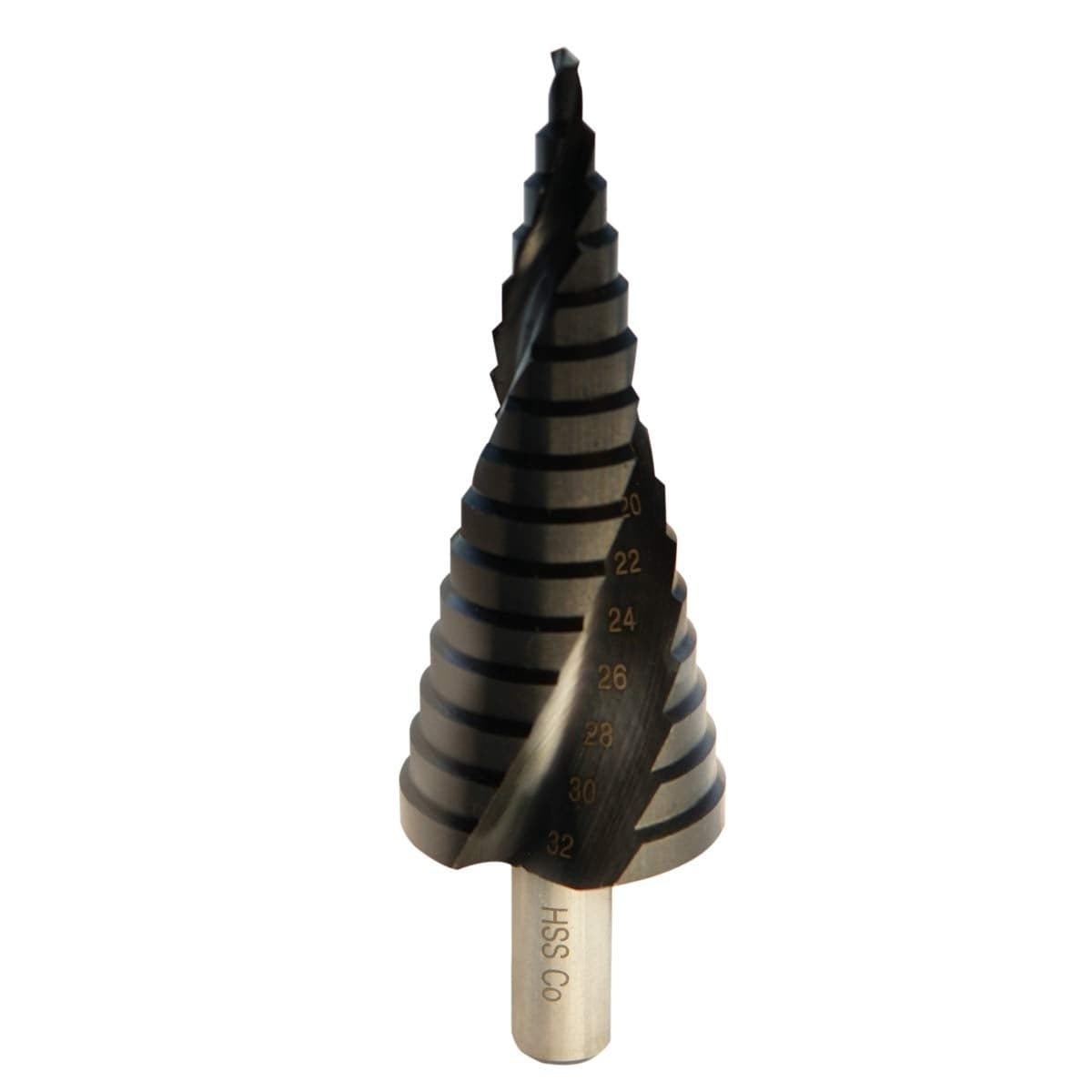 STROTON 4-32mm Metric 5% Cobalt Step Drill Bit for Stainless Steel and Hard Metal (15 Steps)