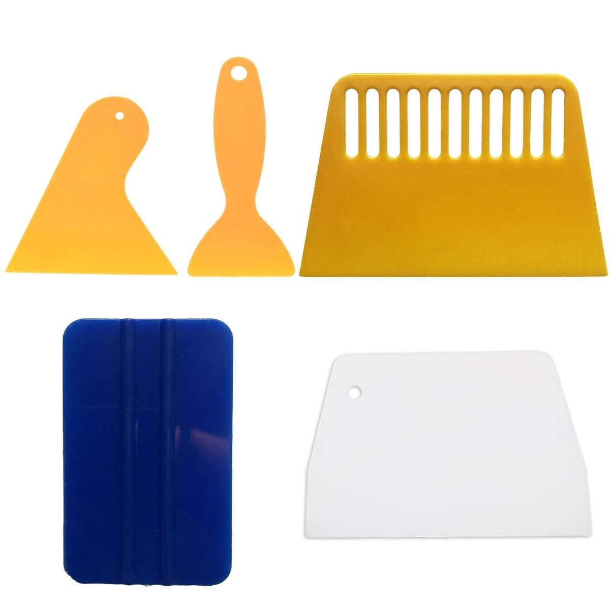 Screen Printing Squeegee Set of 5 Screen Printing Ink Silk Screen Printing Squeegee for Screen Printing