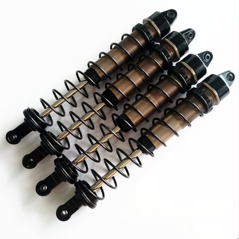 Aluminum Big Bore Shock 165MM W 5MM Steel Shaft 168MM Shock Body for 18 HPI SAVAGE FLUX HP X XL 46 59 A7204pcs set