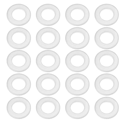 LT Easiyl 20PCS Oil Drain Plug Gaskets Compatible with Kawasaki Ninja H2 SX (ZX1002PPFNN)/W800 (EJ800EPFNN) OE 92065-097 Outer Diameter 22mm Inner Diameter 12mm Height 2mm Aluminum
