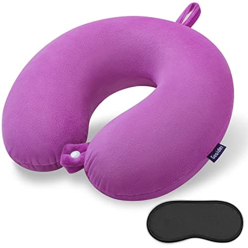 Gosider Travel Pillow Comfortable Neck Pillow U Shape Memory Foam Support Neck and Head Portable Travel Neck Pillow Suitable for Airplane, Trains, Self-Driving Cars