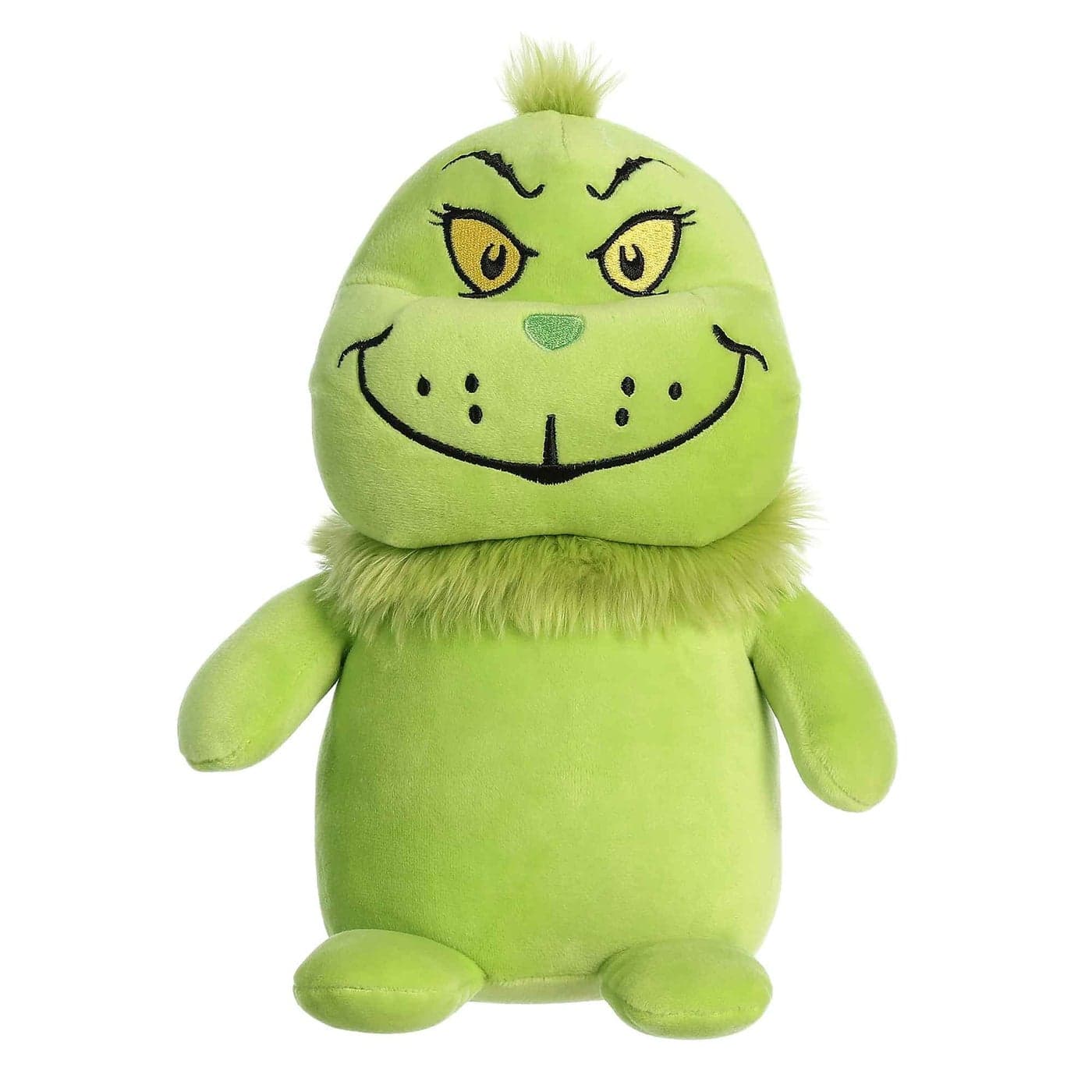 Aurora® Whimsical Dr. Seuss™ Squishy Grinch Stuffed Animal - Magical Storytelling - Officially Licensed - Green 9.5 Inches