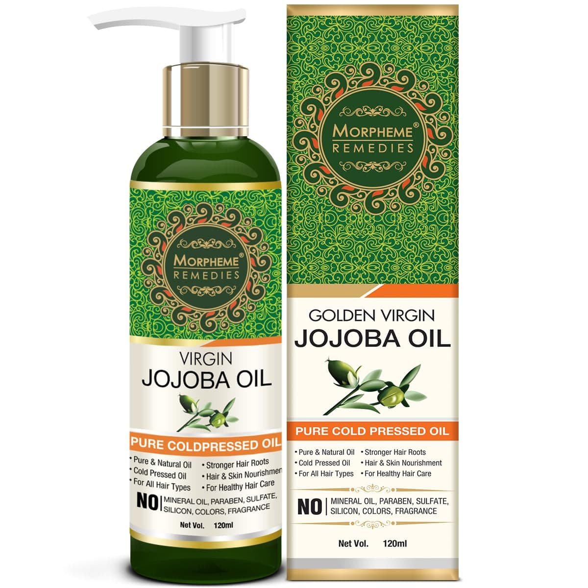 Morpheme Remedies Cold Pressed Virgin Jojoba Oil 120ml