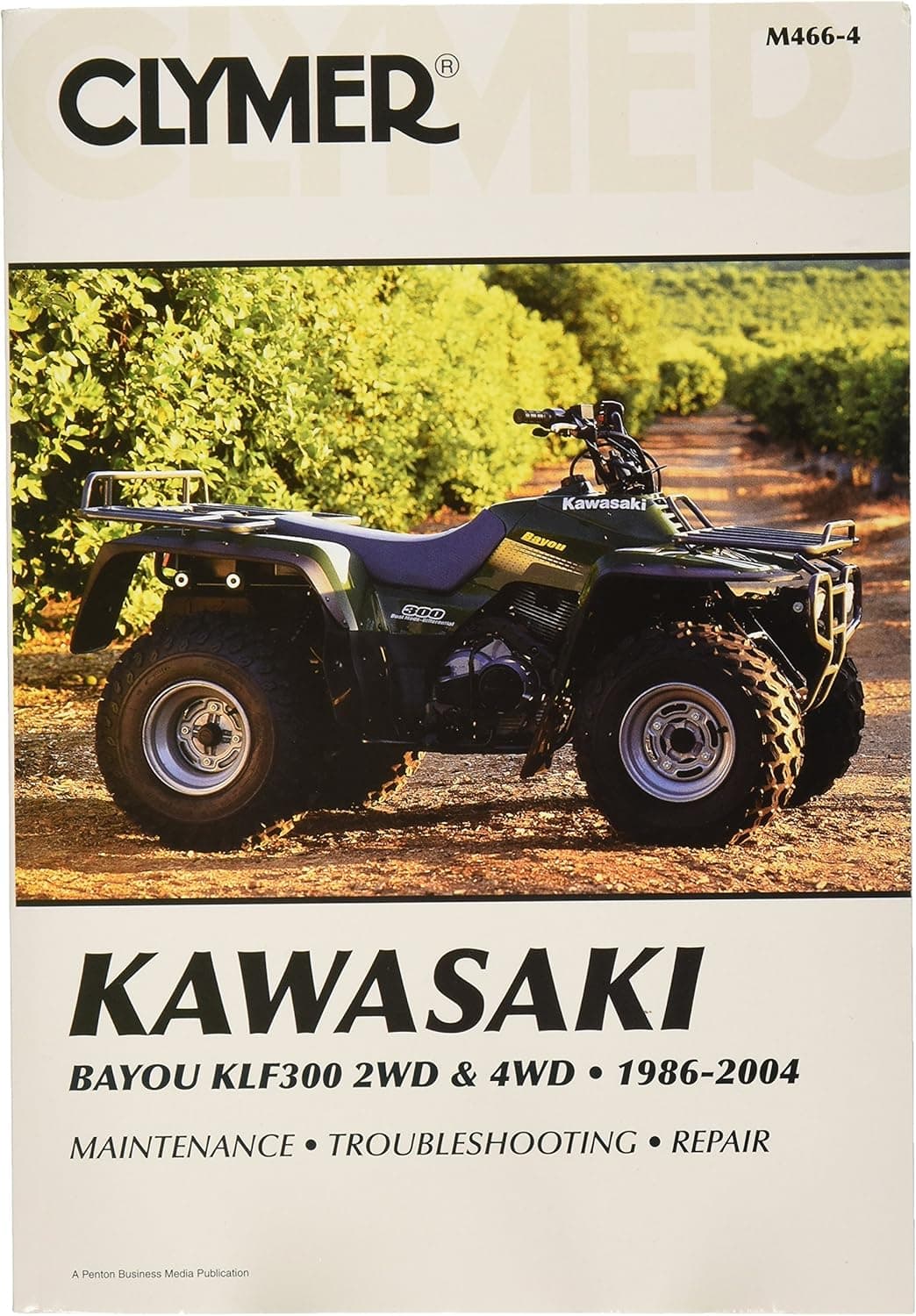 Clymer Kawasaki Bayou KLF300 2WD & 4WD Repair Manual (1986-2004)