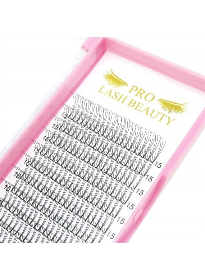 Premade Fans Eyelash Extensions 3D-D-0.07-13 Short Stem Premade Volume Eyelash Extensions 3D 5D 7D Volume Lash Extensions 9 to 20 mm Pre made Lash Fans C D Curl .07 .10(3D-D-0.07,13mm)